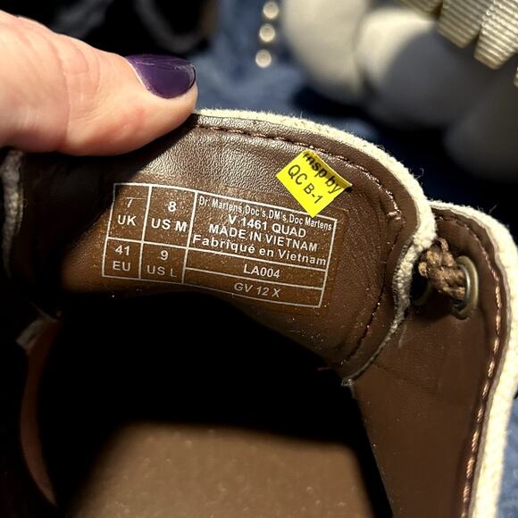 Dr. Martens Vegan Quad Retro Ray Canvas Platform size 9/EU41 - Picture 9 of 11